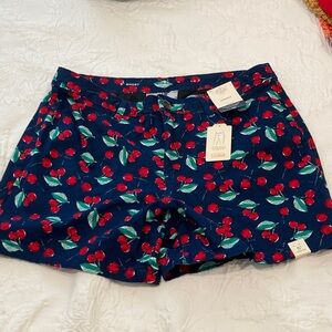St. John's Bay Cherry Patterned Women's Shorts